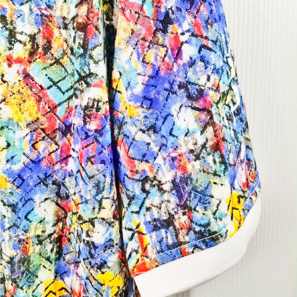 Robert Graham Vibrant Abstract Polo Shirt - Picture 2 of 3
